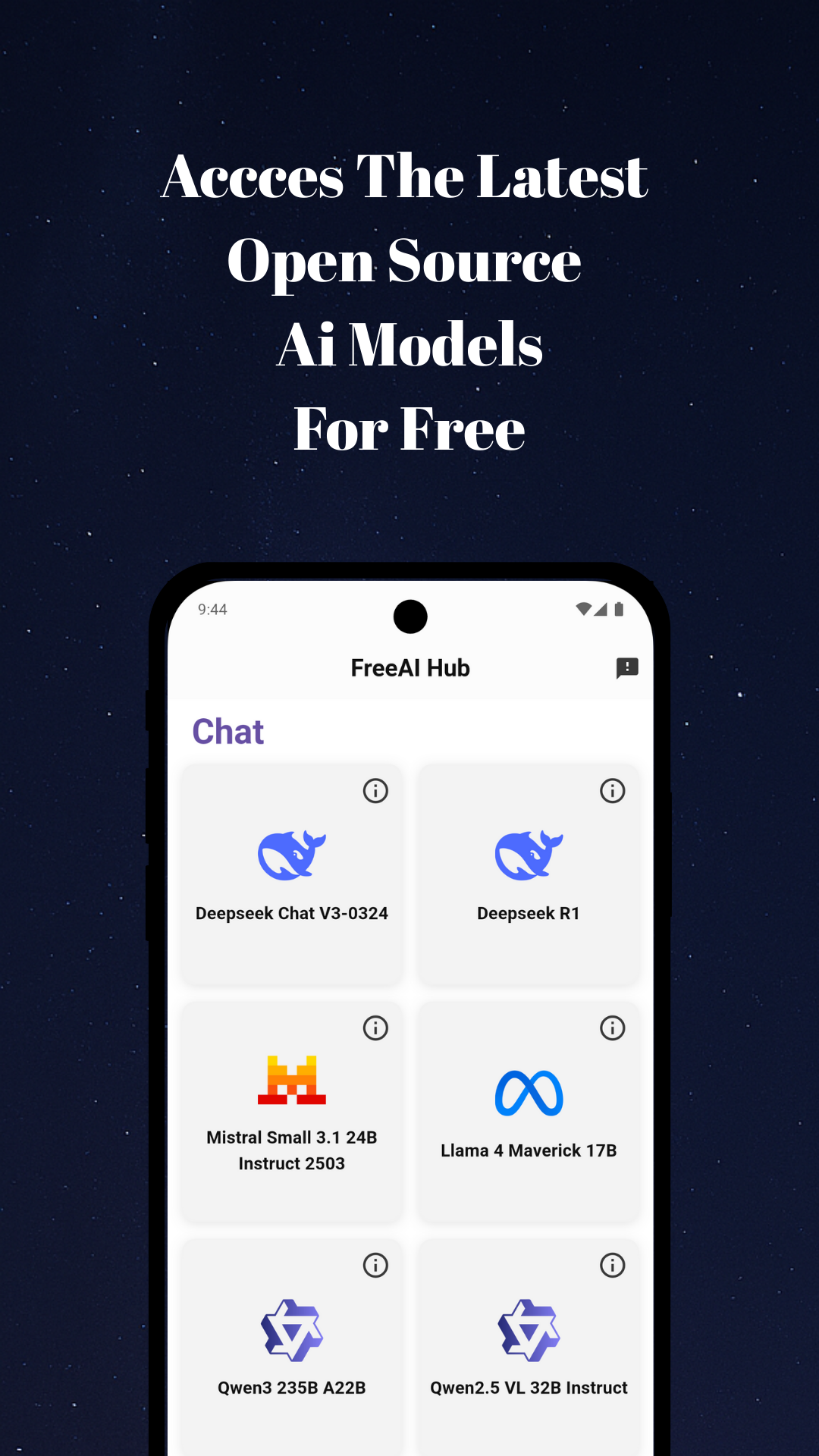 FreeAI Hub Ekran Görüntüsü